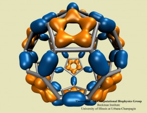 Une orbitale moléculaire du fullerène C60